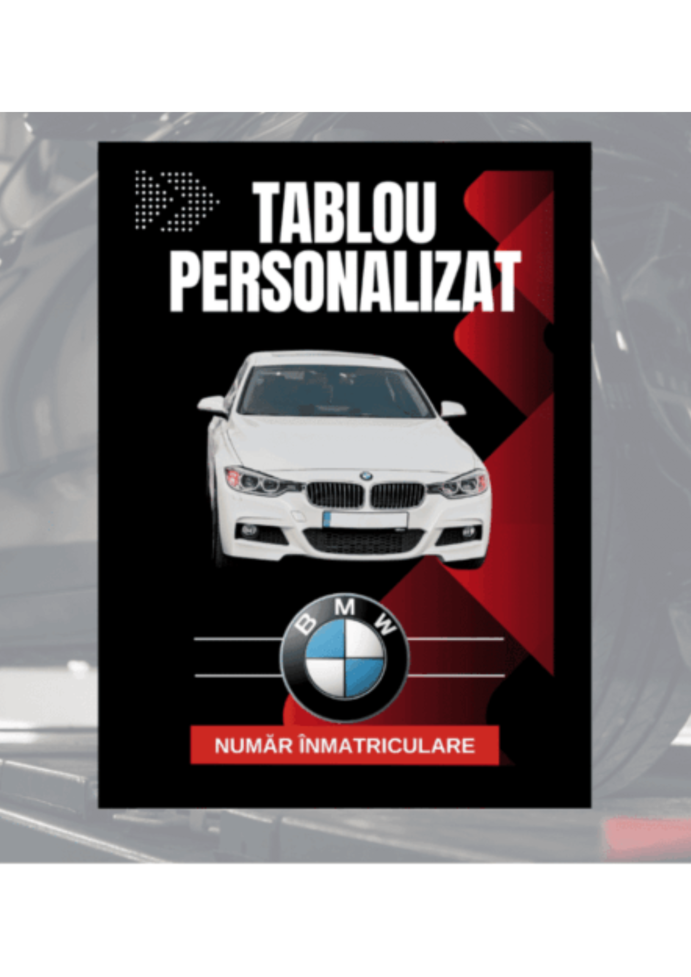 Tablou Personalizat cu Mașina Ta/ Poza ta Preferată