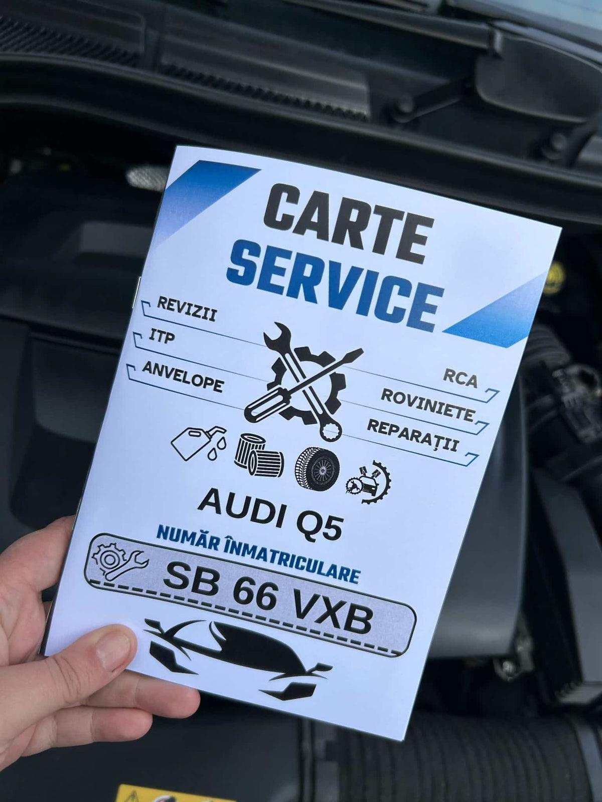 Cartea Service Auto Personalizată Pentru Mașina Ta