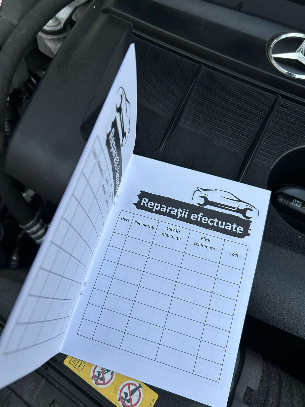 Cartea Service Auto Personalizată Pentru Mașina Ta