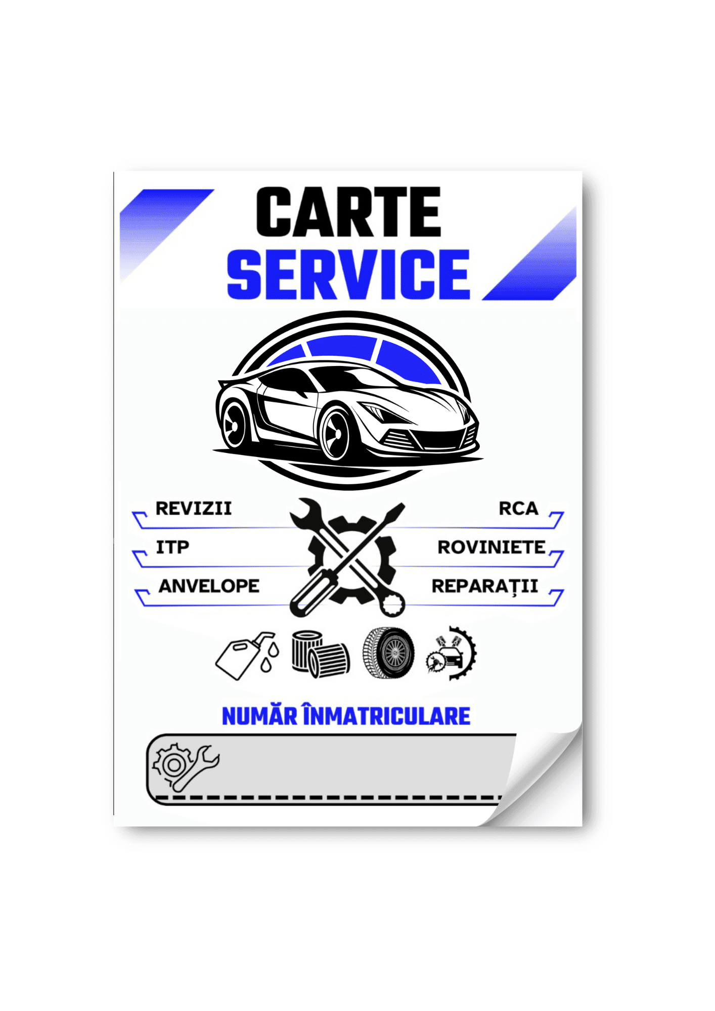 Cartea Service Auto Personalizată FIRME