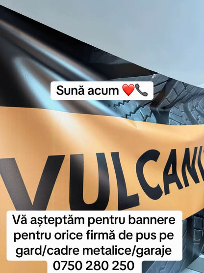 Banner personalizat Service auto / Vulcanizare / Salon / Frizerie / Detailing / Spălătorie