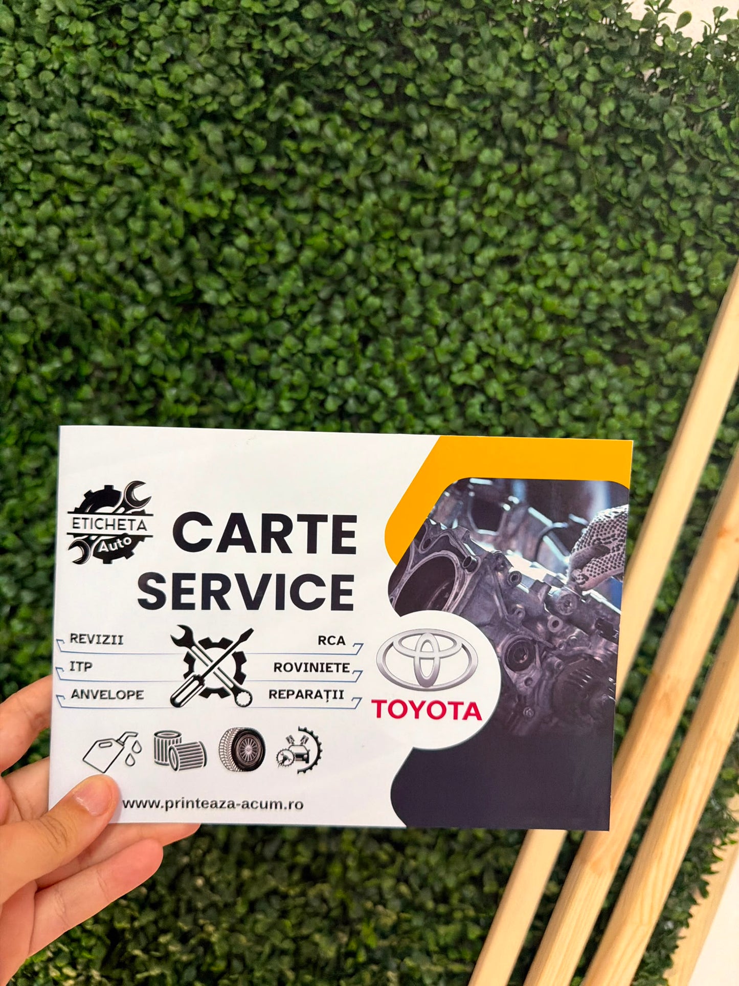 Cartea Service Auto Personalizată Pentru Mașina Ta