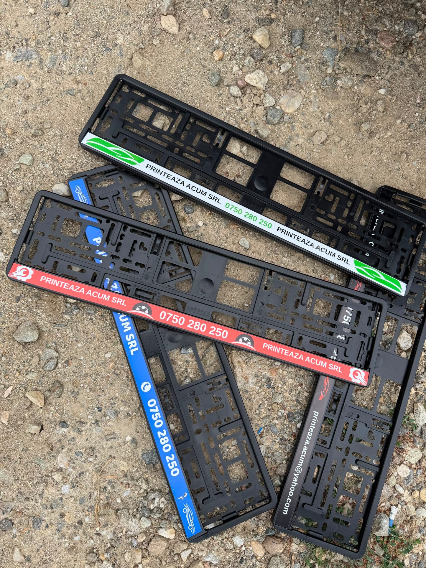 Suport Număr De Înmatriculare Auto Personalizat- O Bucată
