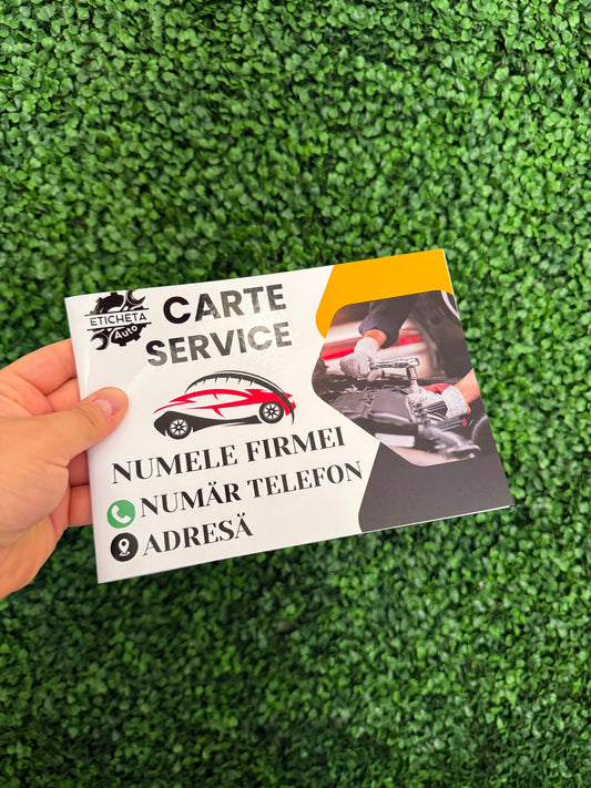 Cartea Service Auto Personalizată Pentru FIRME