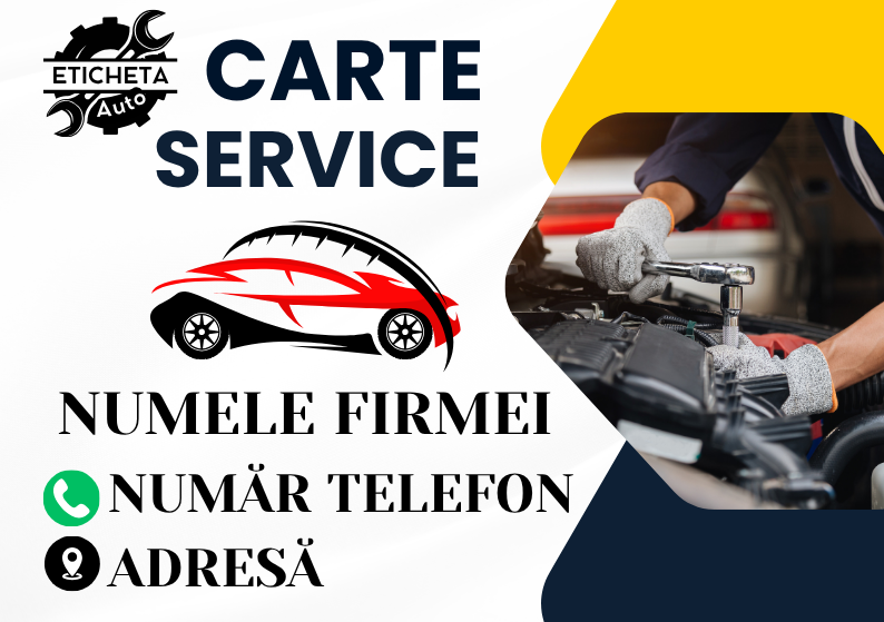 Cartea Service Auto Personalizată Pentru FIRME