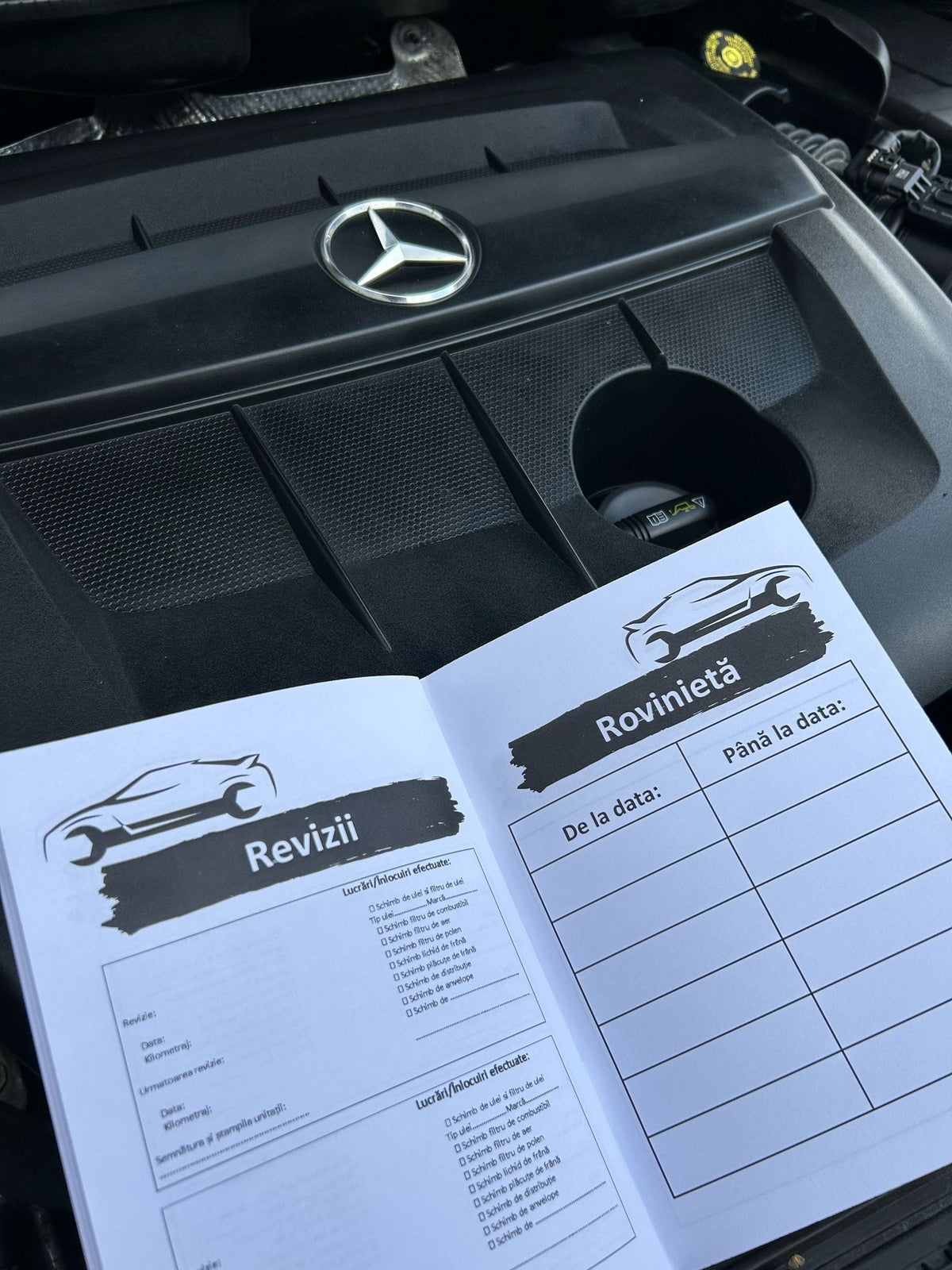 Cartea Service Auto Personalizată Pentru Mașina Ta