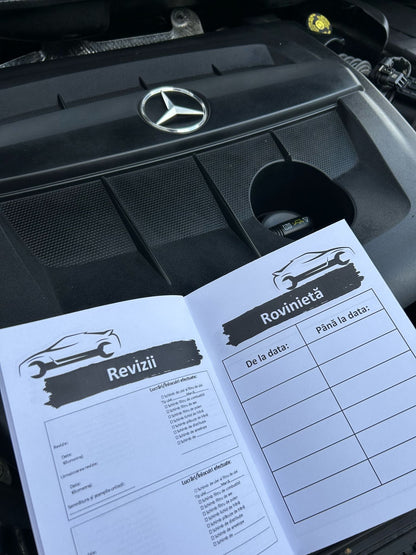 Cartea Service Auto Personalizată Pentru Mașina Ta